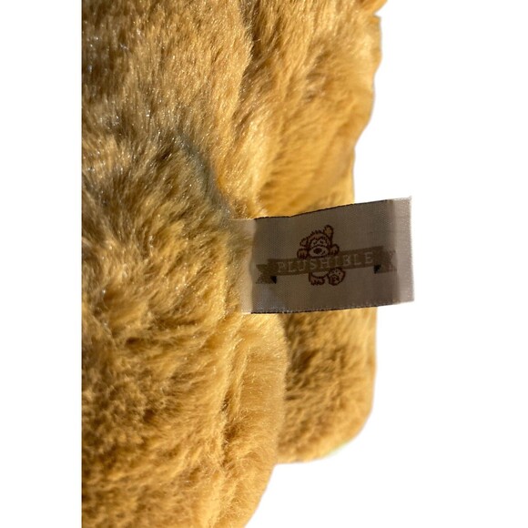 Plushible Tan Brown Teddy Bear Plush Stuffed Animal Toy 14” with Cape/Child Cape - Picture 4 of 9